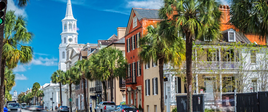 Historic street in Charleston